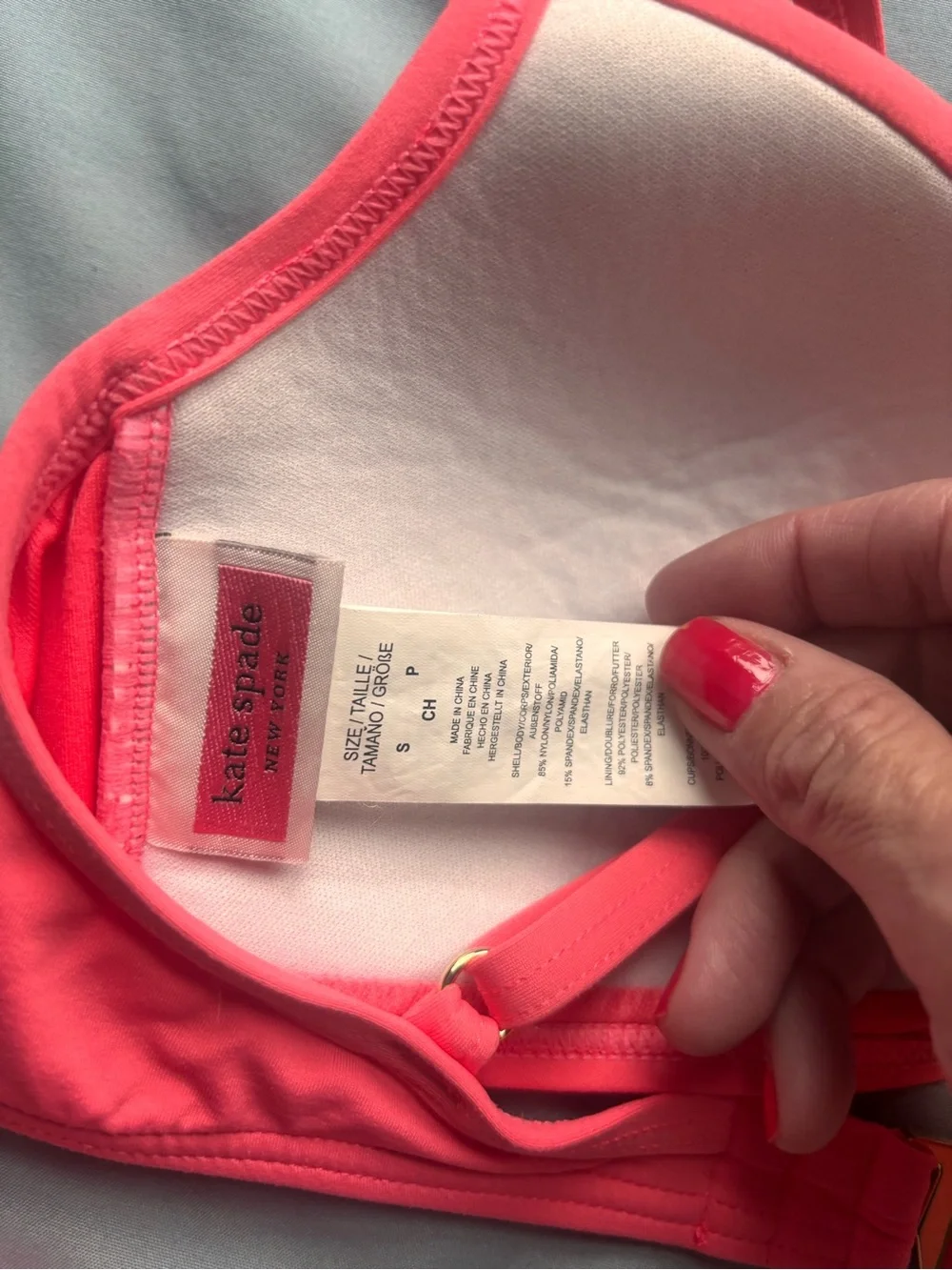Kate Spade Hot Pink Bikini Set